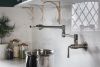 BRIZO Rook Wall Mount Pot Filler — Luxe Steel