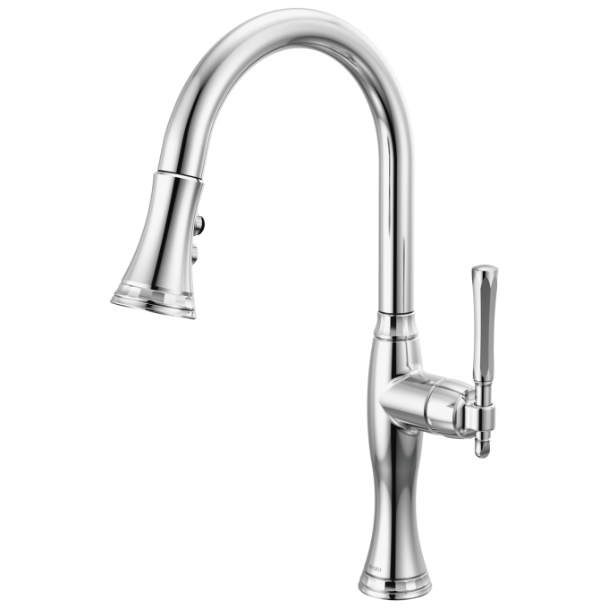 BRIZO Tulham Pull-Down Kitchen Faucet — Chrome