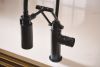BRIZO Odin Articulating Kitchen Faucet with Finished Hose - Less Handle — Matte Black