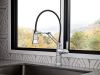 BRIZO Artesso Single Handle Articulating Kitchen Faucet — Chrome