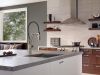 BRIZO Artesso Single Handle Articulating Kitchen Faucet — Stainless