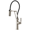 BRIZO Litze Articulating Faucet with Knurled Handle — Stainless