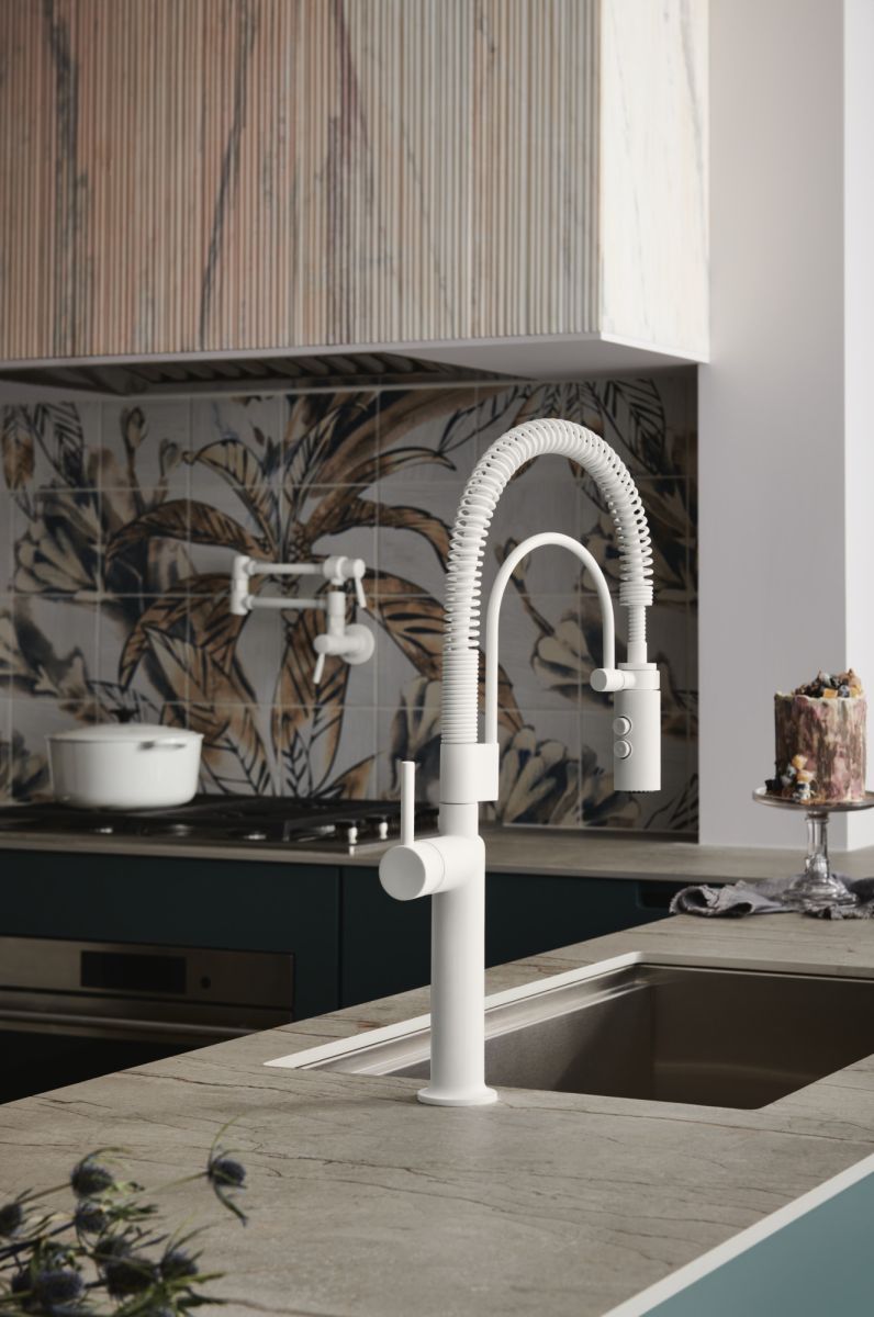 BRIZO Jason Wu for BRIZO Semi-Professional Kitchen Faucet - Less Handle — Matte White