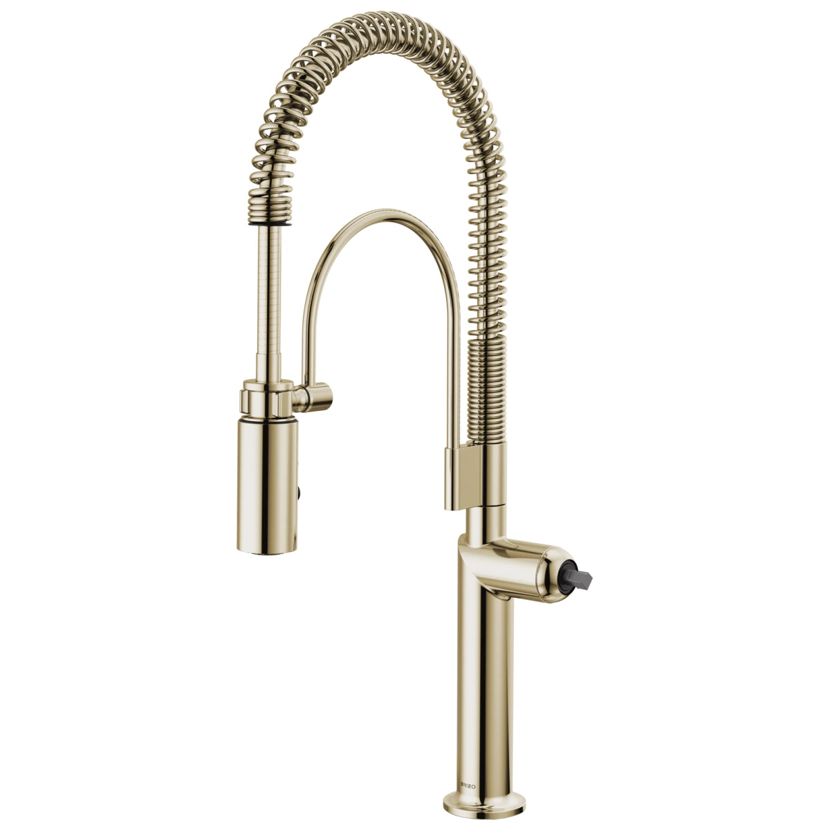 BRIZO Odin Semi-Professional Kitchen Faucet - Less Handle — Polished Nickel