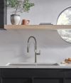 BRIZO Odin Semi-Professional Kitchen Faucet - Less Handle — Luxe Steel
