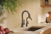 BRIZO Frank Lloyd Wright Beverage Faucet with Arc Spout — Brilliance Black Onyx
