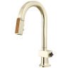 Polished Nickel / Wood