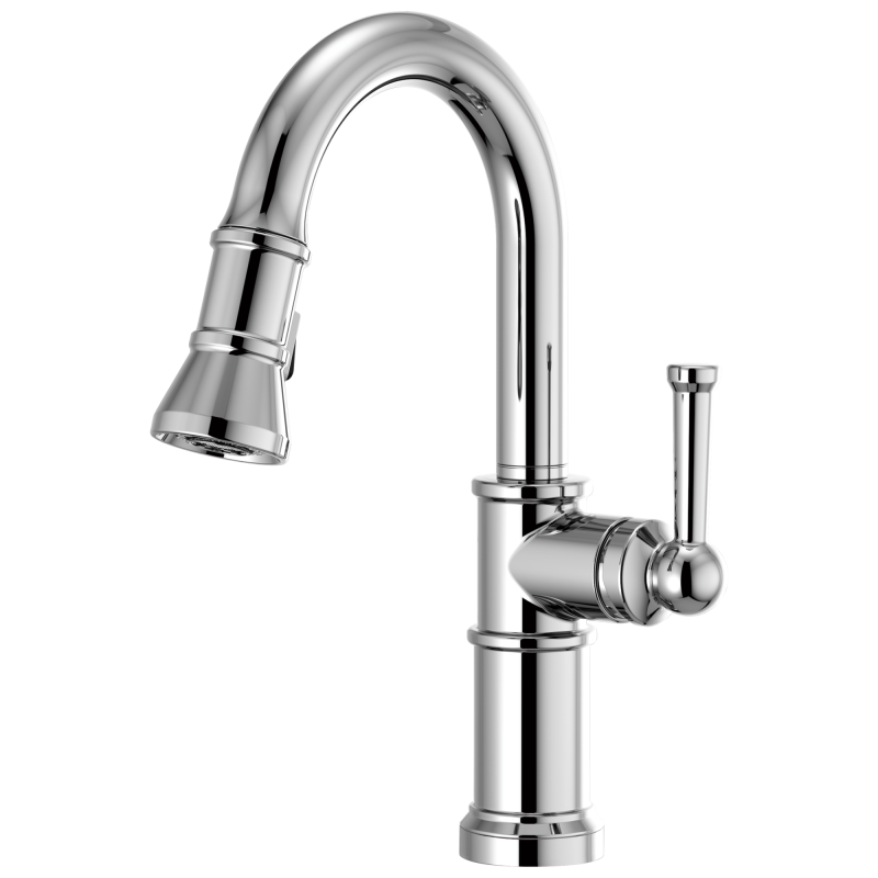 BRIZO Artesso Pull-Down Prep Faucet — Chrome