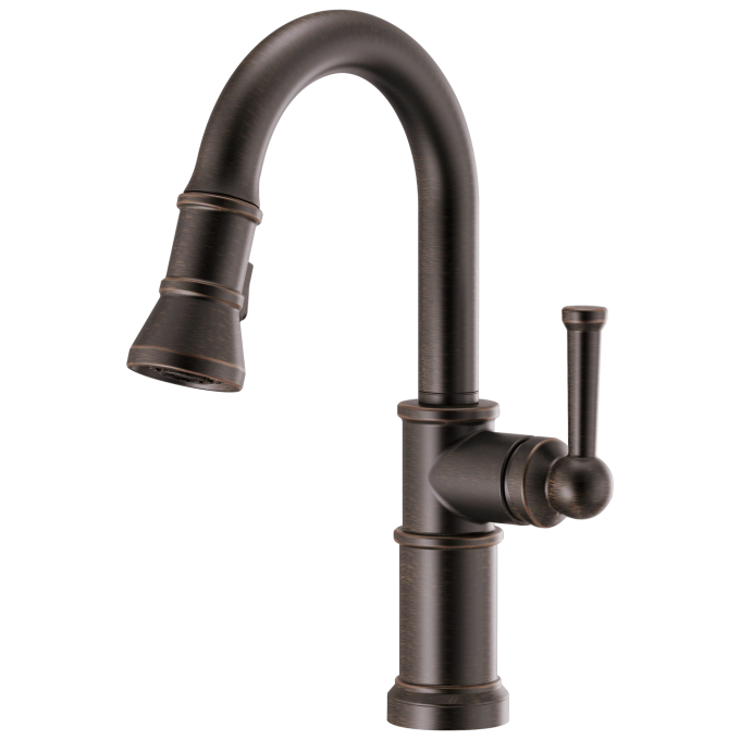 BRIZO Artesso Pull-Down Prep Faucet — Venetian Bronze