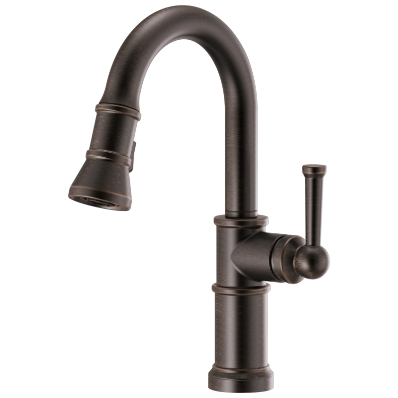 BRIZO Artesso Pull-Down Prep Faucet — Venetian Bronze