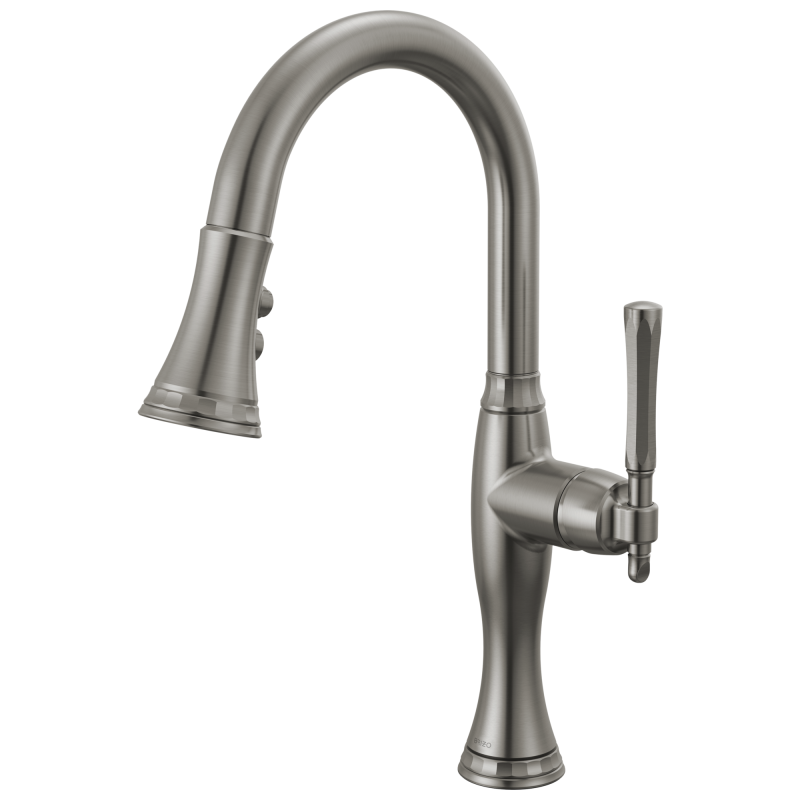 BRIZO Tulham Pull-Down Prep Kitchen Faucet — Luxe Steel