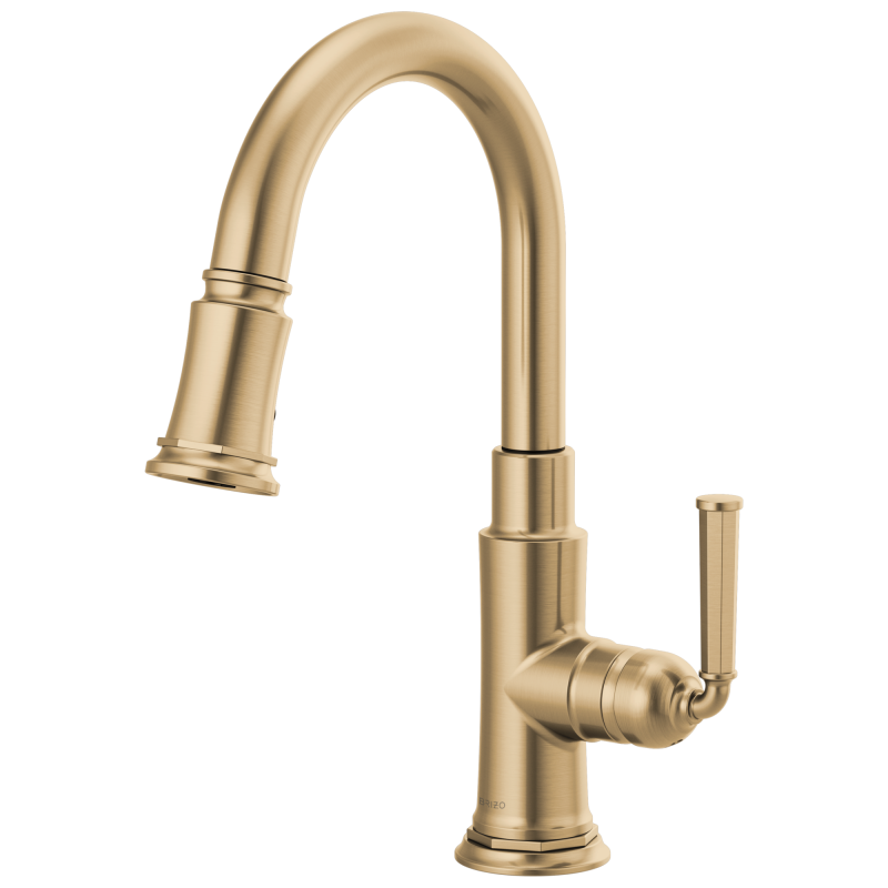BRIZO Rook Pull-Down Prep Faucet — Luxe Gold