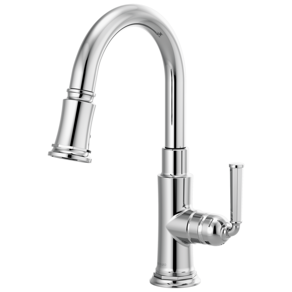 BRIZO Rook Pull-Down Prep Faucet — Chrome