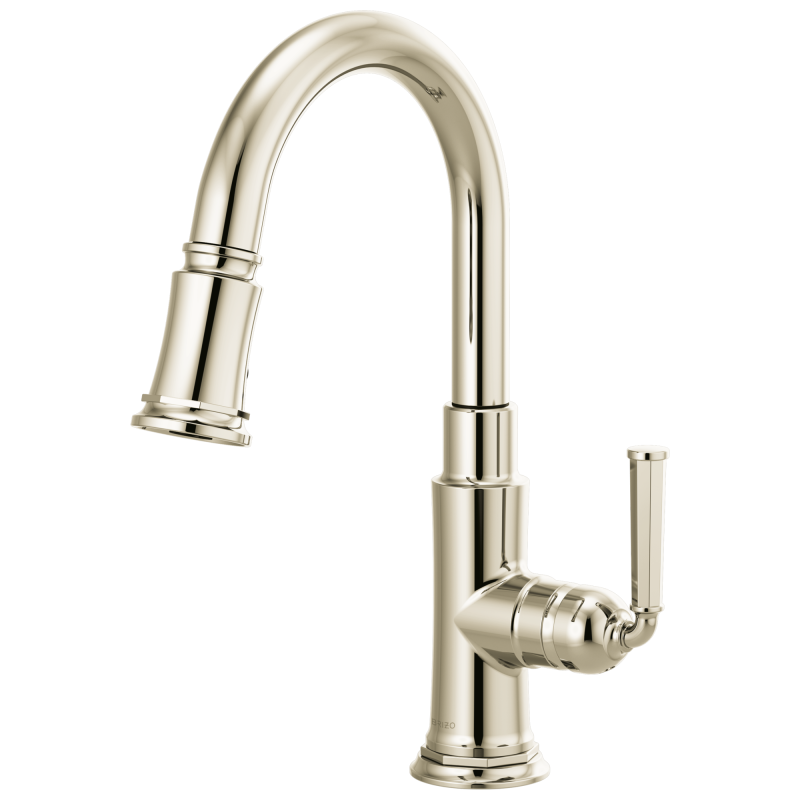 BRIZO Rook Pull-Down Prep Faucet — Polished Nickel
