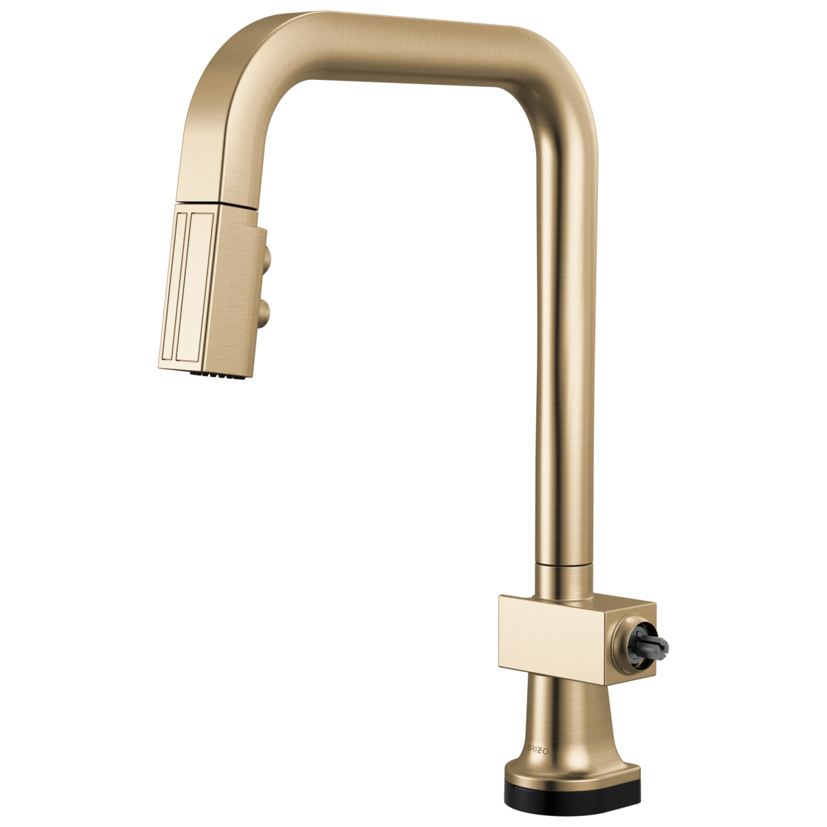 BRIZO Frank Lloyd Wright SmartTouch Pull-Down Kitchen Faucet with Square Spout - Less Handle — Luxe Gold
