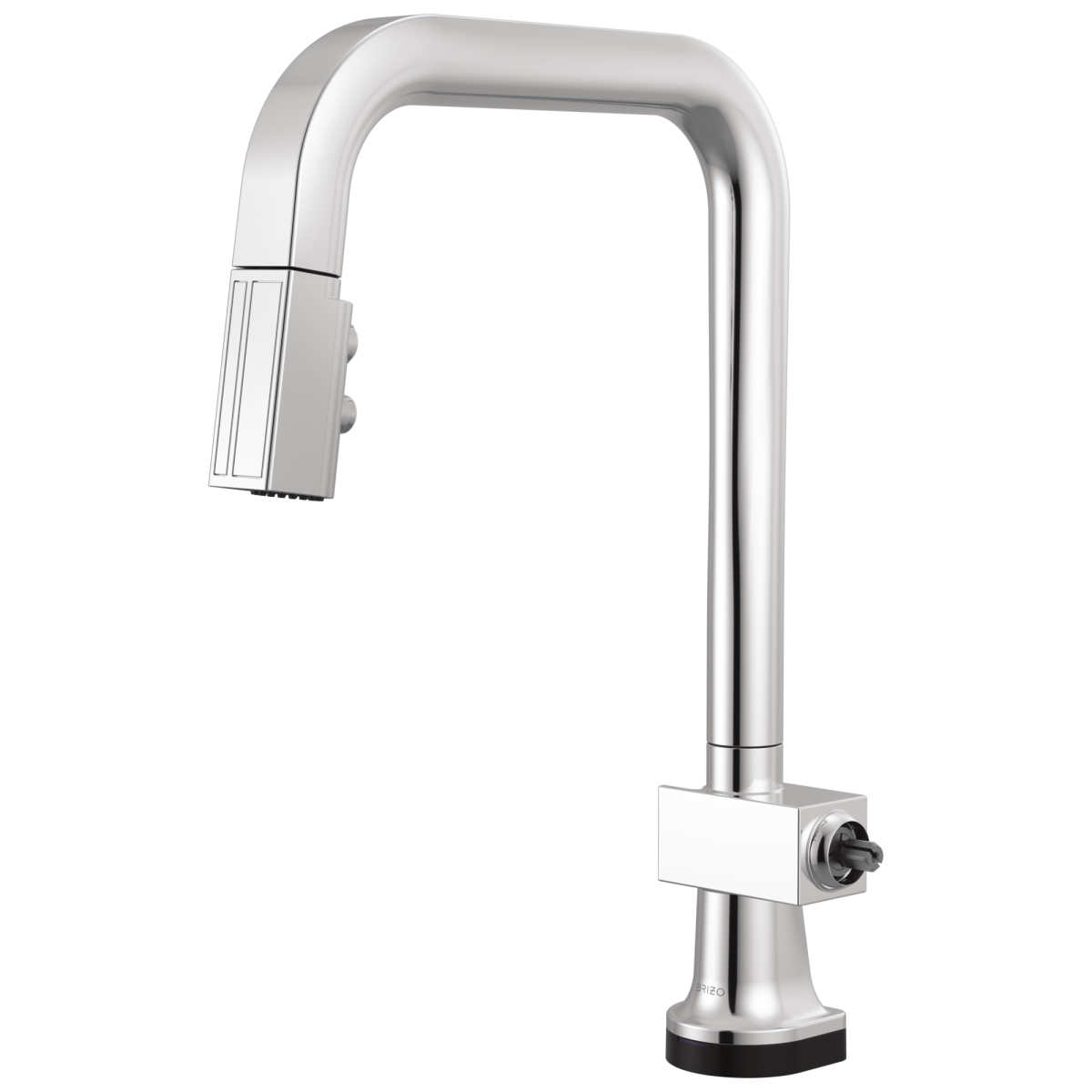 BRIZO Frank Lloyd Wright SmartTouch Pull-Down Kitchen Faucet with Square Spout - Less Handle — Chrome