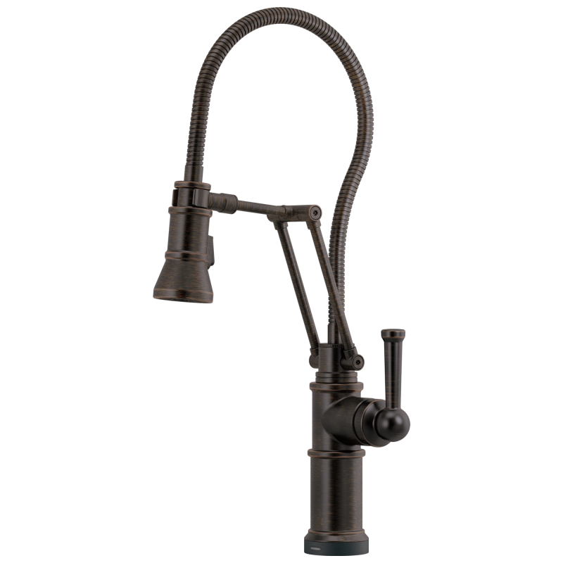 BRIZO Artesso SmartTouch Articulating Kitchen Faucet With Finished Hose — Venetian Bronze