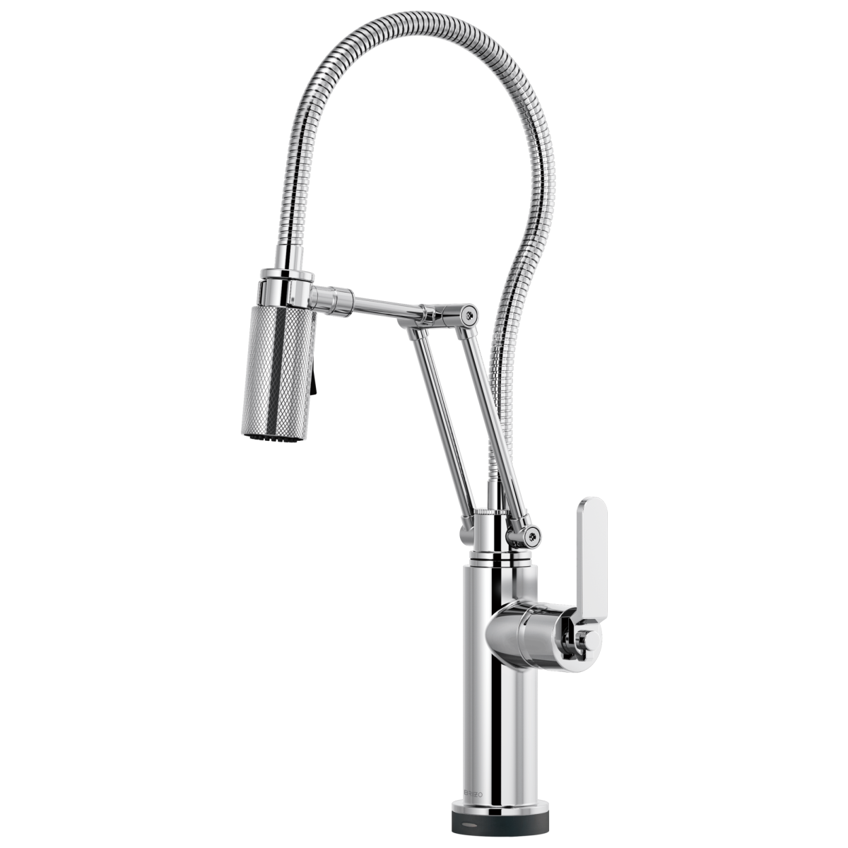 BRIZO Litze SmartTouch Articulating Kitchen Faucet With Finished Hose — Chrome
