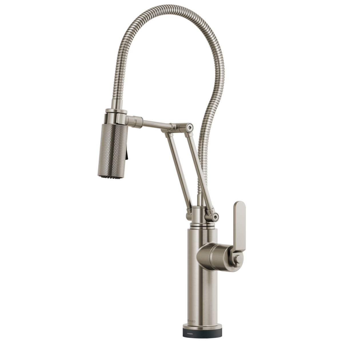 BRIZO Litze SmartTouch Articulating Kitchen Faucet With Finished Hose — Stainless