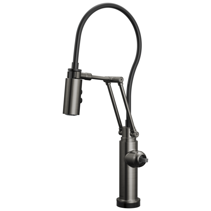 BRIZO Odin SmartTouch Articulating Kitchen Faucet  - Less Handle — Luxe Steel