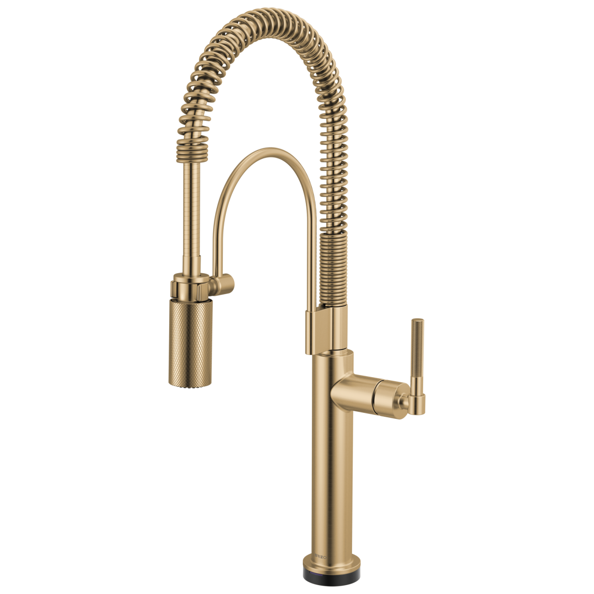 BRIZO Litze SmartTouch Semi-Professional Kitchen Faucet - Knurled Handle — Luxe Gold
