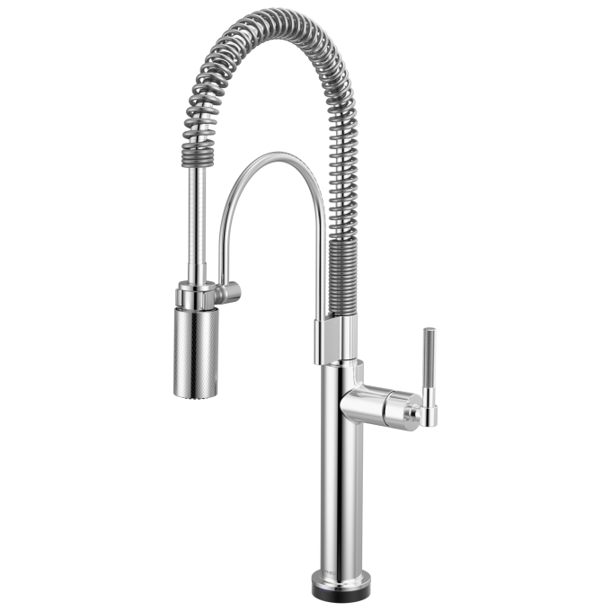 BRIZO Litze SmartTouch Semi-Professional Kitchen Faucet - Knurled Handle — Chrome