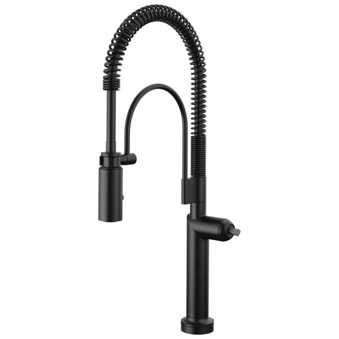 BRIZO Odin SmartTouch Semi-Professional Kitchen Faucet - Less Handle — Matte Black