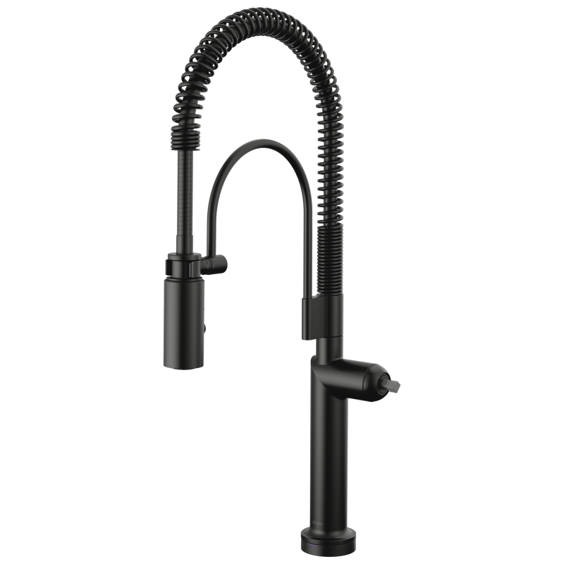 BRIZO Odin SmartTouch Semi-Professional Kitchen Faucet - Less Handle — Matte Black