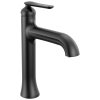 DELTA Bonacci Single Handle Mid-Height Bathroom Faucet — Matte Black