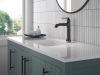 DELTA Bonacci Single Handle Mid-Height Bathroom Faucet — Matte Black