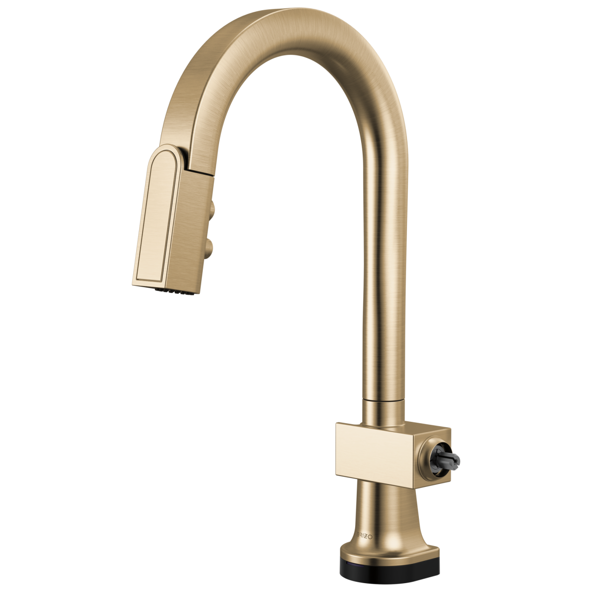 BRIZO Frank Lloyd Wright SmartTouch Pull-Down Prep Faucet with Arc Spout - Less Handle — Luxe Gold
