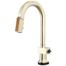 Polished Nickel / Wood