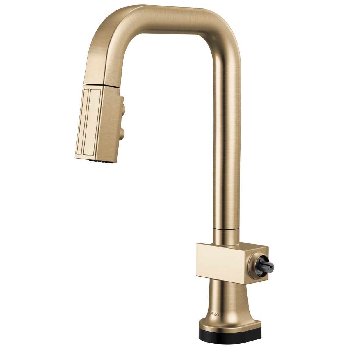 BRIZO Frank Lloyd Wright SmartTouch Pull-Down Prep Faucet with Square Spout - Less Handle — Luxe Gold