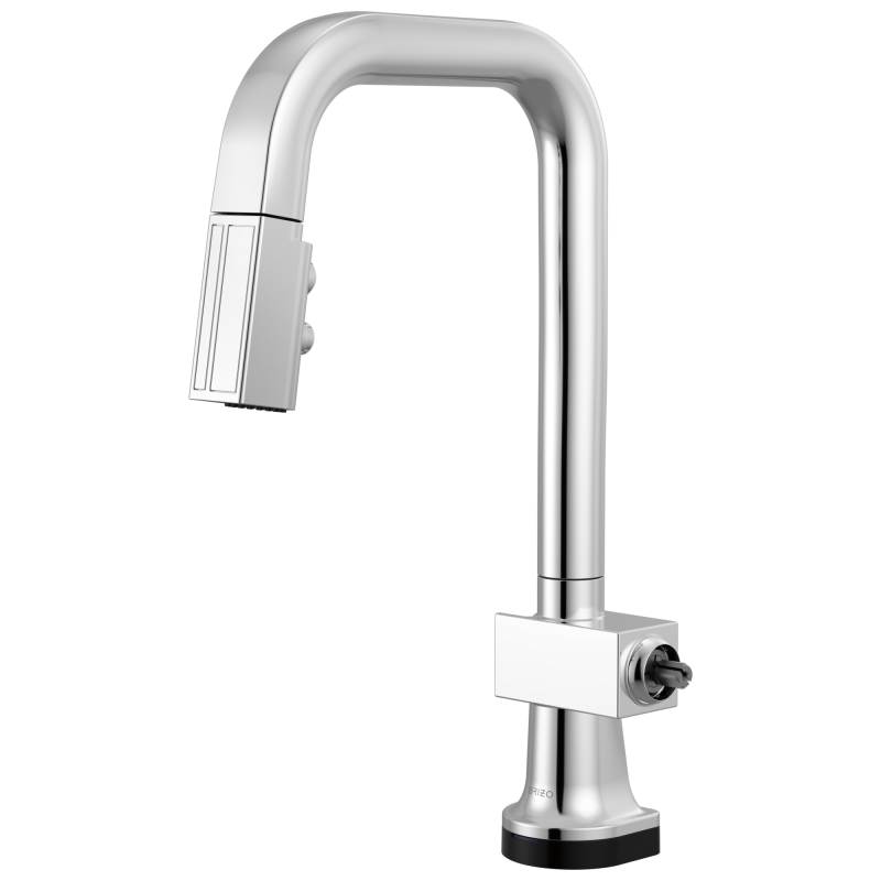 BRIZO Frank Lloyd Wright SmartTouch Pull-Down Prep Faucet with Square Spout - Less Handle — Chrome