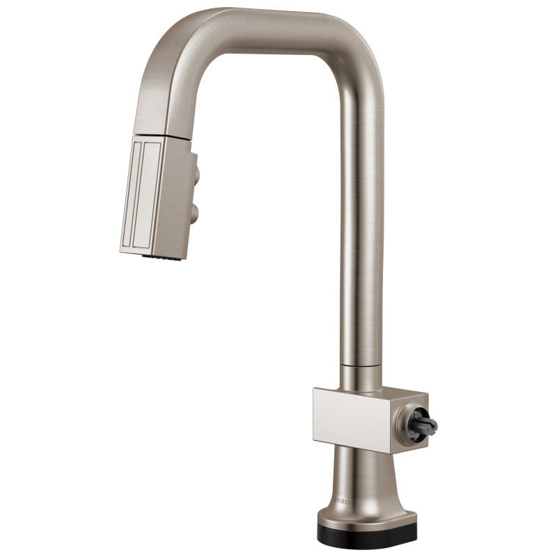 BRIZO Frank Lloyd Wright SmartTouch Pull-Down Prep Faucet with Square Spout - Less Handle — Stainless