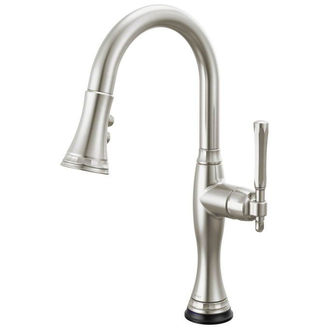 BRIZO Tulham SmartTouch Pull-Down Prep Kitchen Faucet — Stainless