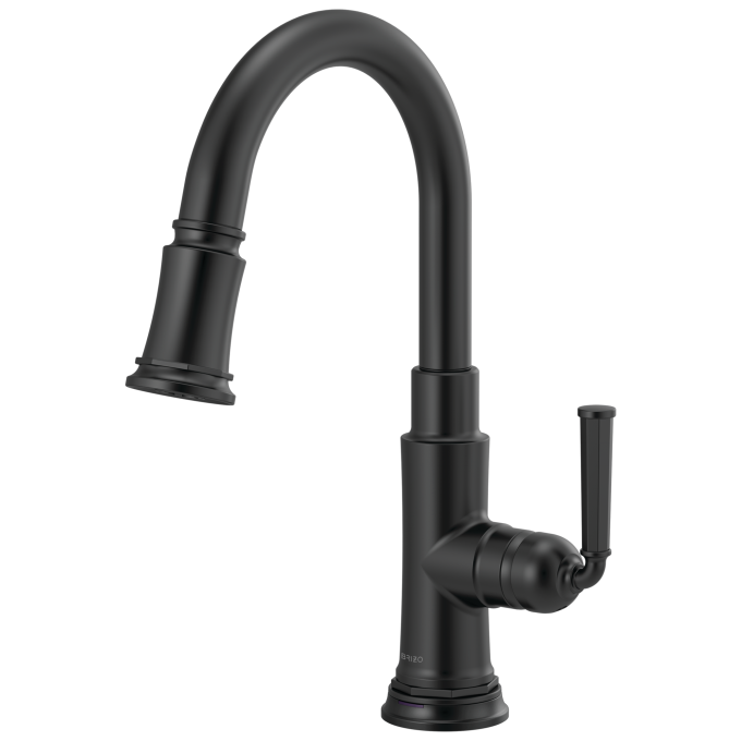 BRIZO Rook SmartTouch  Pull-Down Prep Faucet — Matte Black