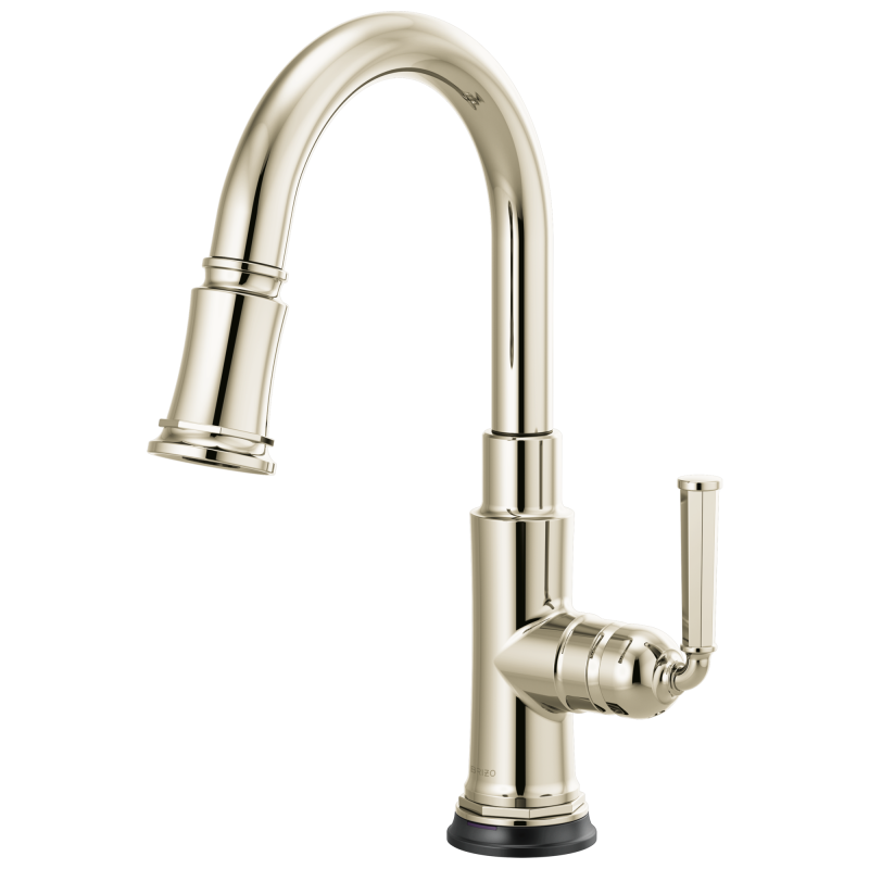 BRIZO Rook SmartTouch  Pull-Down Prep Faucet — Polished Nickel