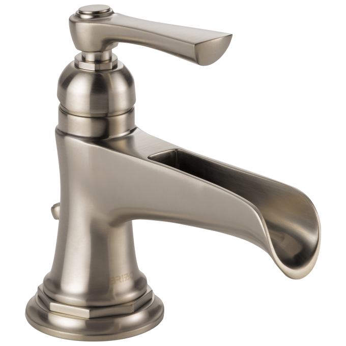 BRIZO Rook Single-Handle Lavatory Faucet with Channel Spout 1.2 GPM — Luxe Nickel