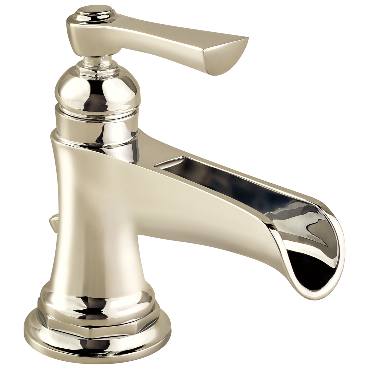 BRIZO Rook Single-Handle Lavatory Faucet with Channel Spout 1.2 GPM — Polished Nickel