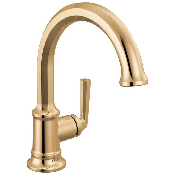 BRIZO Beauclere Single-Handle Lavatory Faucet 1.2 GPM — Polished Gold