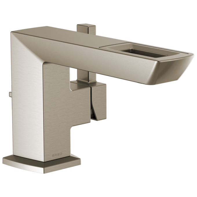 BRIZO Vettis Single-Handle Lavatory Faucet With Open-Flow Spout 1.2 GPM — Luxe Nickel