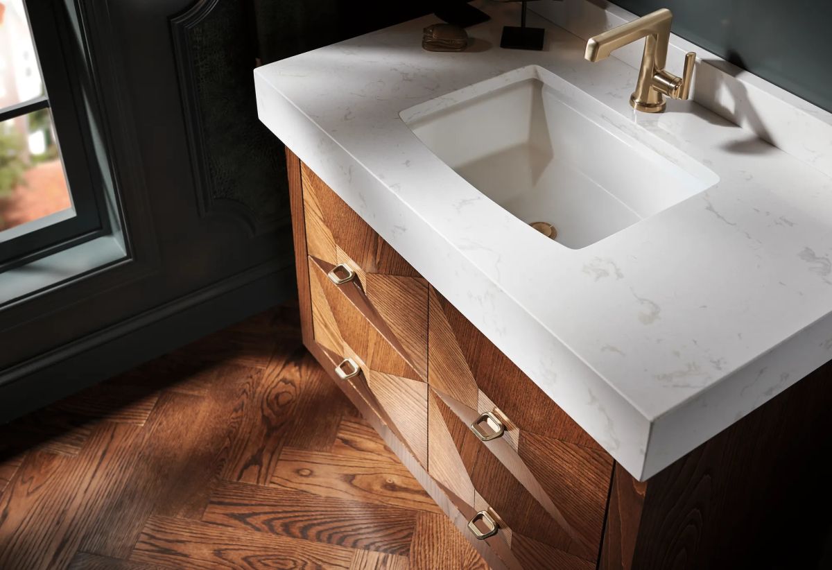 BRIZO Levoir Drawer Knob — Luxe Gold