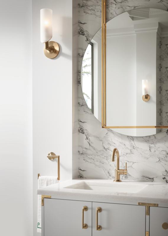 BRIZO Odin Drawer Pull — Luxe Gold