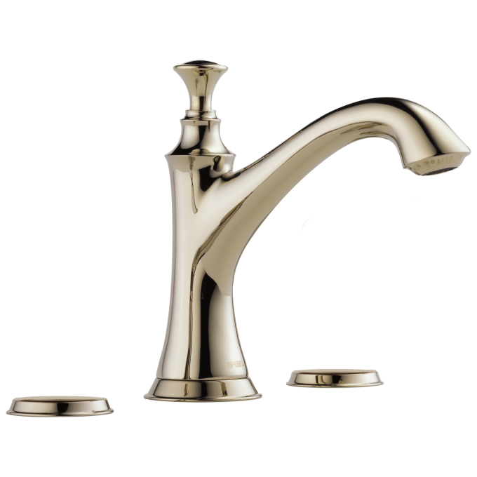 BRIZO Baliza Widespread Lavatory Faucet - Less Handles 1.2 GPM — Polished Nickel