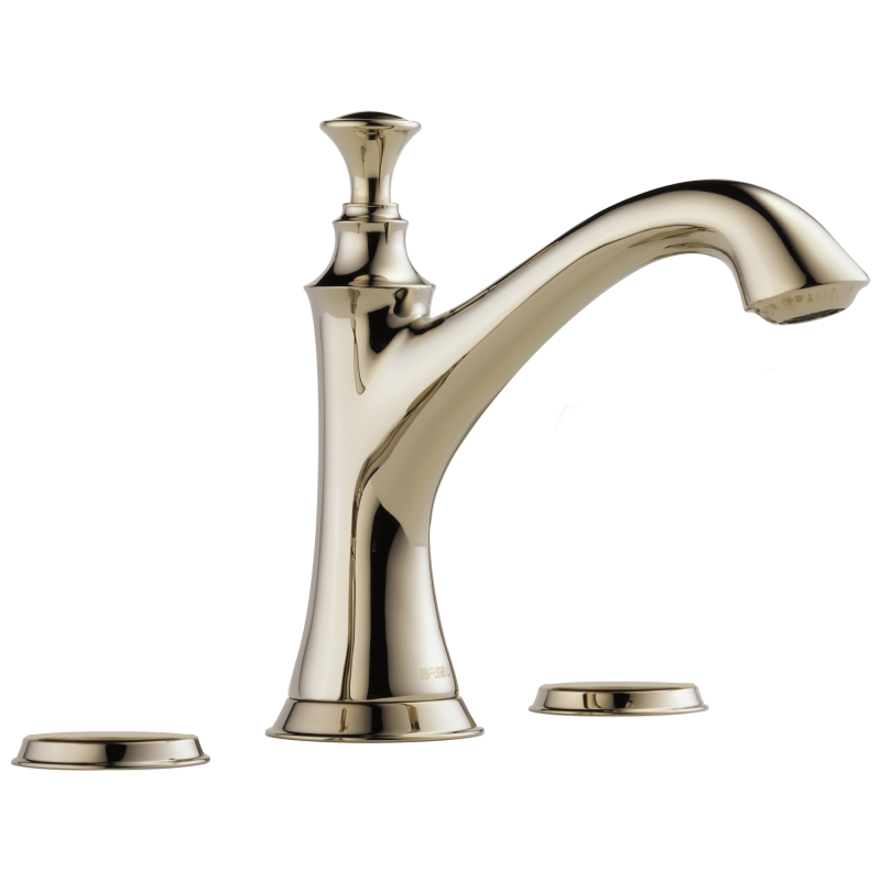 BRIZO Baliza Widespread Lavatory Faucet - Less Handles 1.2 GPM — Polished Nickel