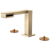 BRIZO Frank Lloyd Wright Widespread Lavatory Faucet - Less Handles — Luxe Gold