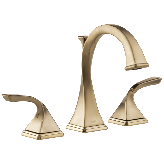 BRIZO Virage Widespread Lavatory Faucet 1.5 GPM — Luxe Gold