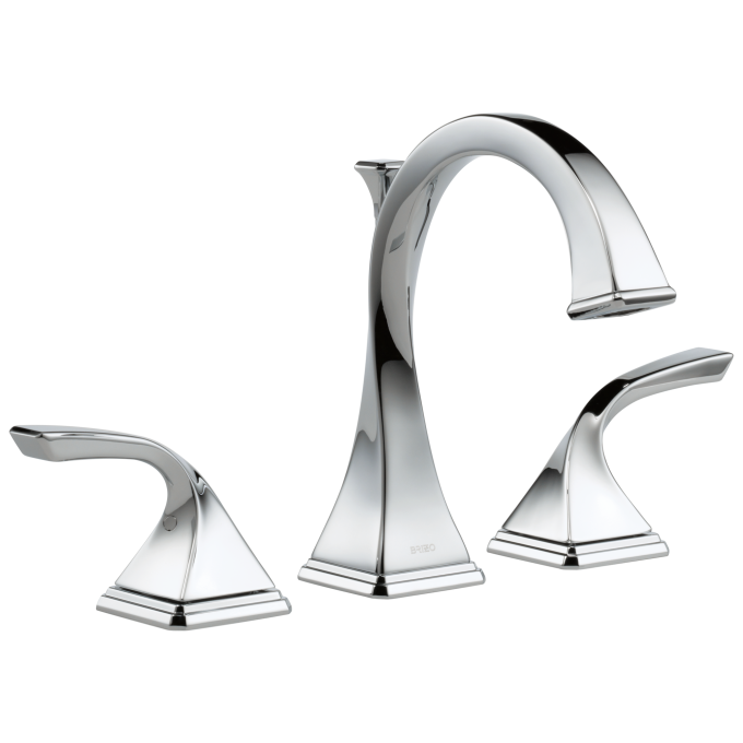 BRIZO Virage Widespread Lavatory Faucet 1.5 GPM — Chrome