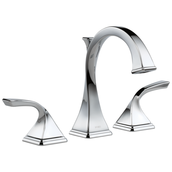 BRIZO Virage Widespread Lavatory Faucet 1.2 GPM — Chrome